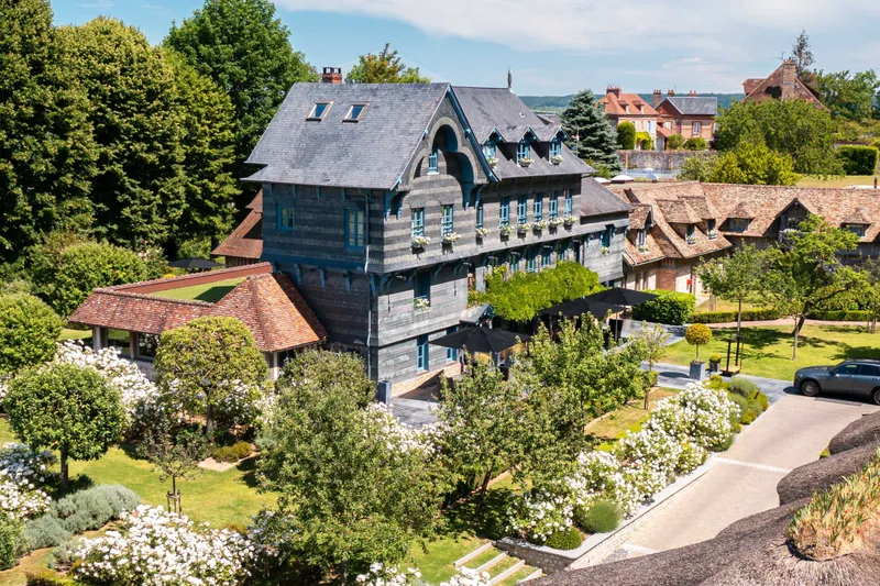 vue du ciel de la ferme saint siméon <p>vue du ciel de la ferme saint siméon</p>